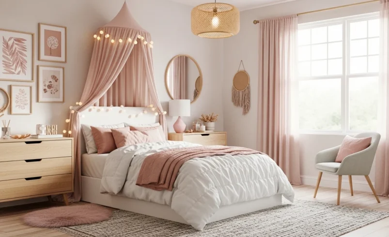 24 Girls Bedroom Ideas with Aesthetic and Trendy Designs
