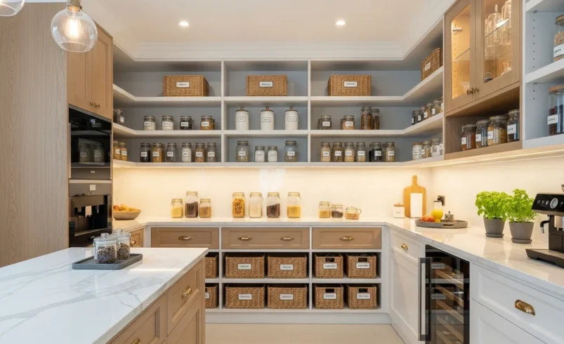 22 Walk-In Pantry Ideas with Stylish Layout Inspiration
