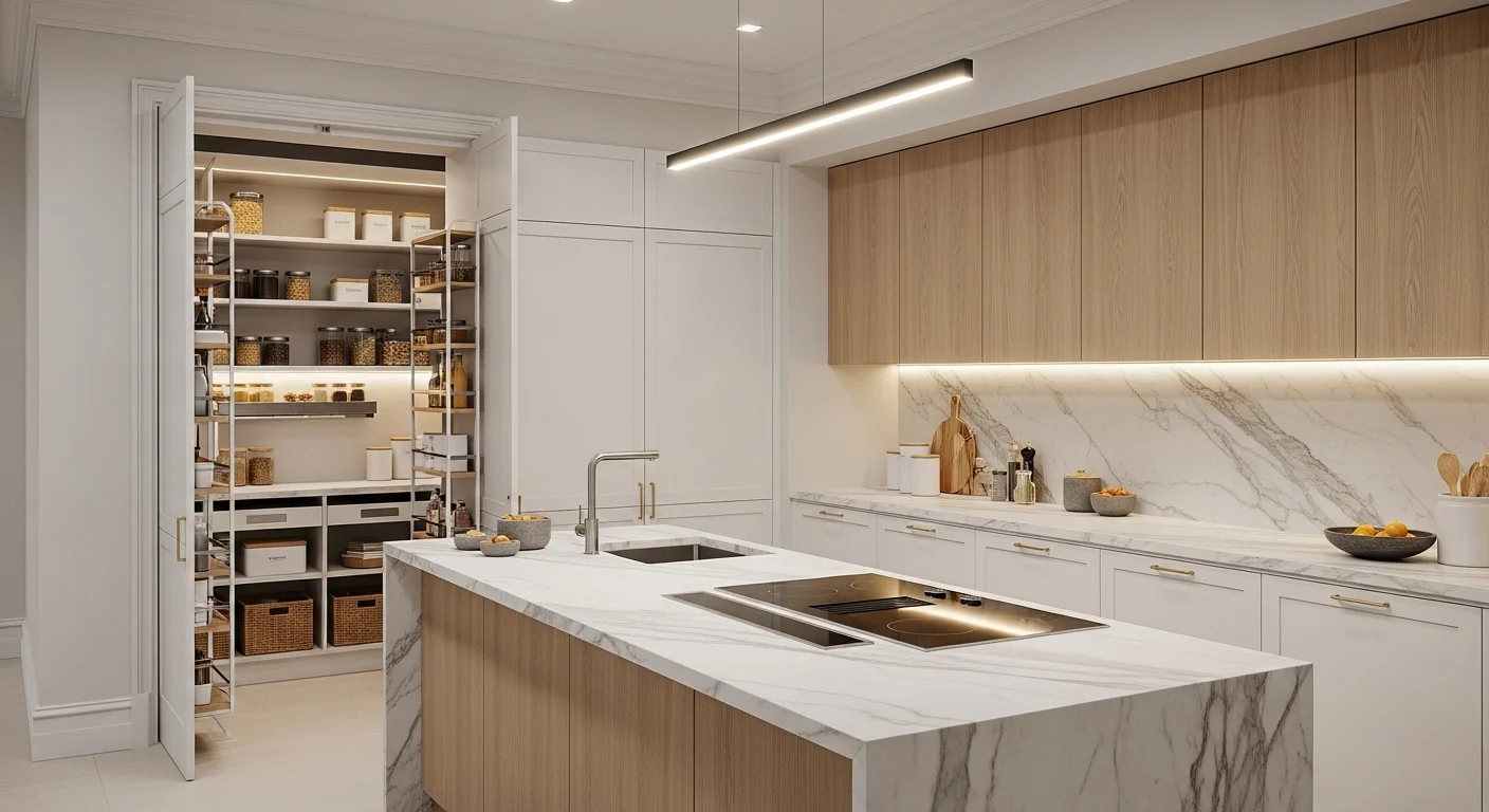 19 Hidden Pantry Ideas for a Smart Walk-In Design