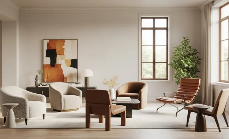 17 Modern Living Room Chair Ideas for Stylish Seating